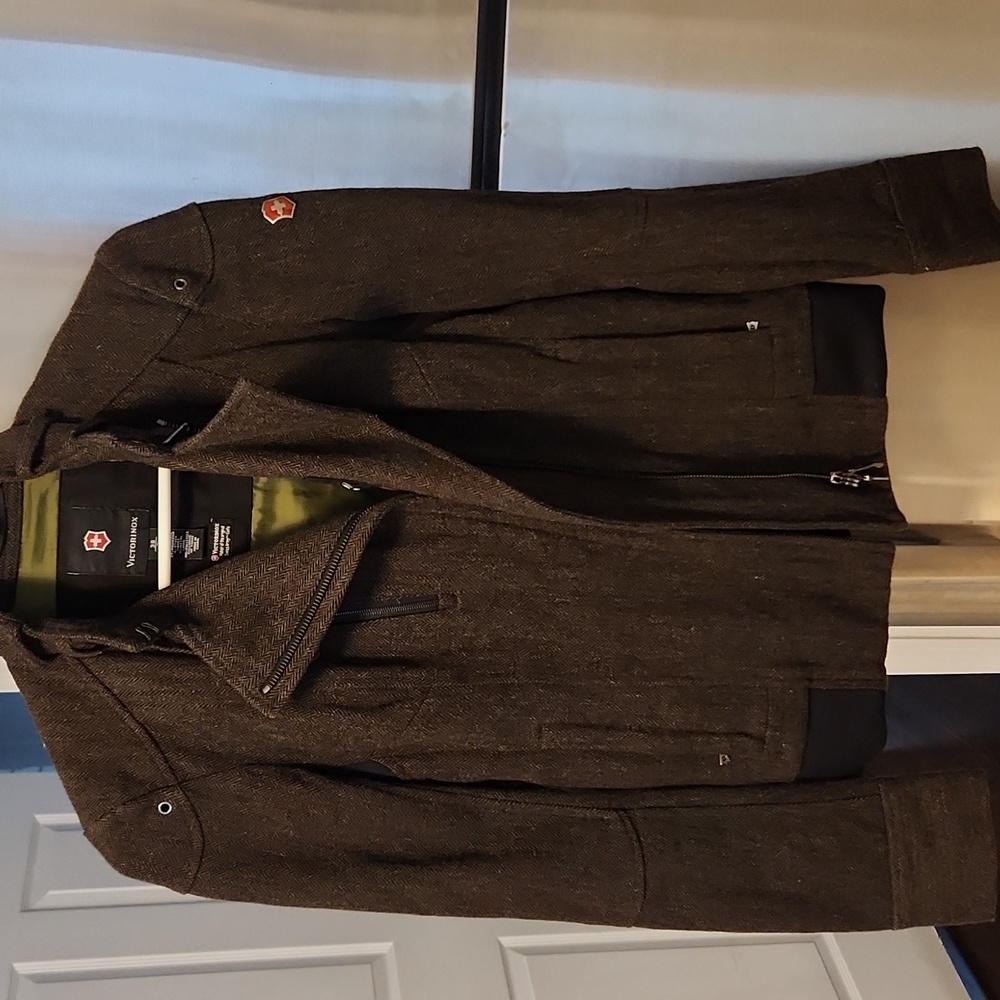 Victorinox wool bomber jacket